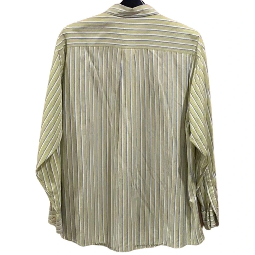 Talbots Men’s Striped Button Down Shirt Size XL - Picture 2 of 6